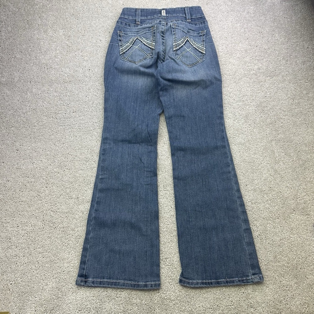 Ariat R.E.A.L. Denim Jeans Womens 28x29 Bootcut Mid Rise Blue Stretch